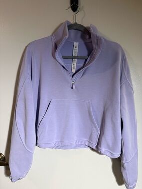 lululemon athletica Lavender Quarter-Zip Pullover Hoodie